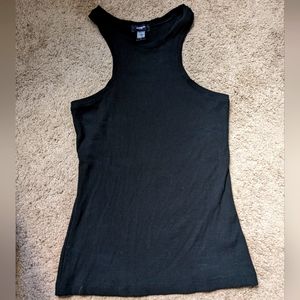 Express Fitted Tank Top Size Small Black.